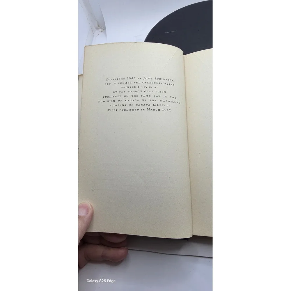 John Steinbeck The Moon Is Down 1st Edition 1942 Viking Press Dust Jacket Book